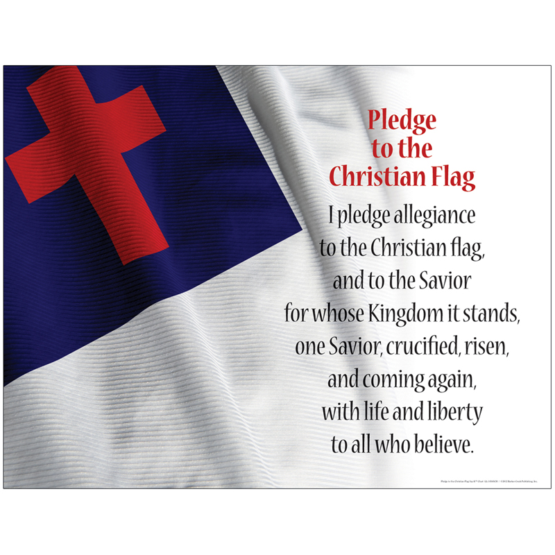 PLEDGE TO THE CHRISTIAN FLAG CHART